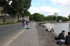 Paris attractions, Quai Branly - street and quay along the left bank of the Seine 